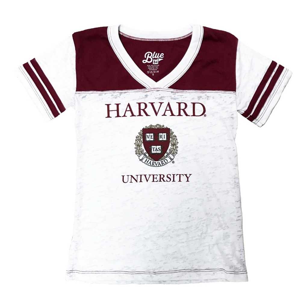 SALE! Harvard University Girls Tee, Distressed - Picture 1 of 1